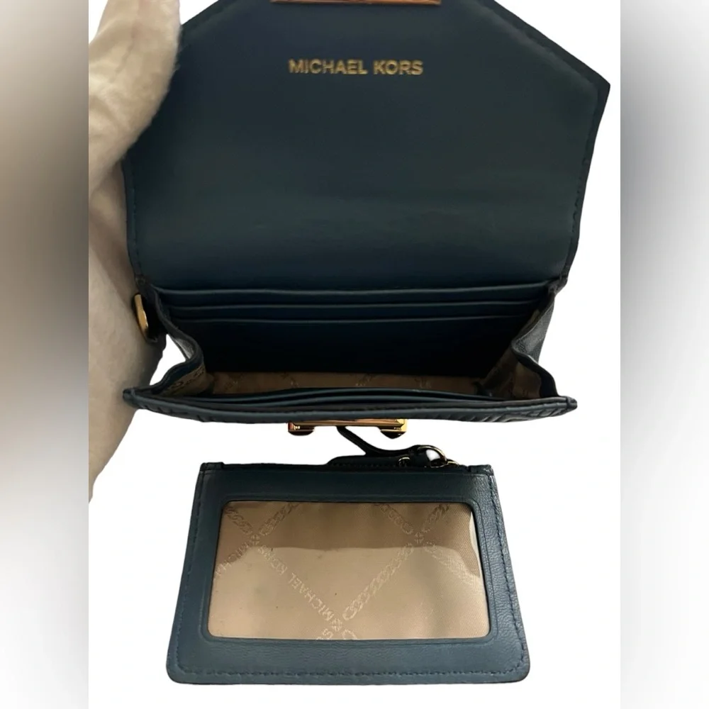 Michael Kors Whitney Small Quilted‎ Leather Wallet & Slim Card Case Set